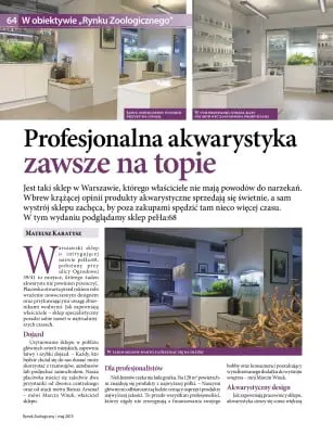 Profesjonalna akwarystyka zawsze na topie