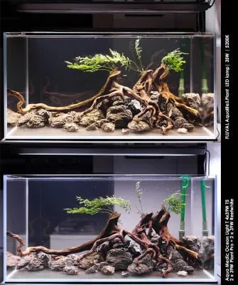 Fluval LED vs Aquamedic 4x39W T5