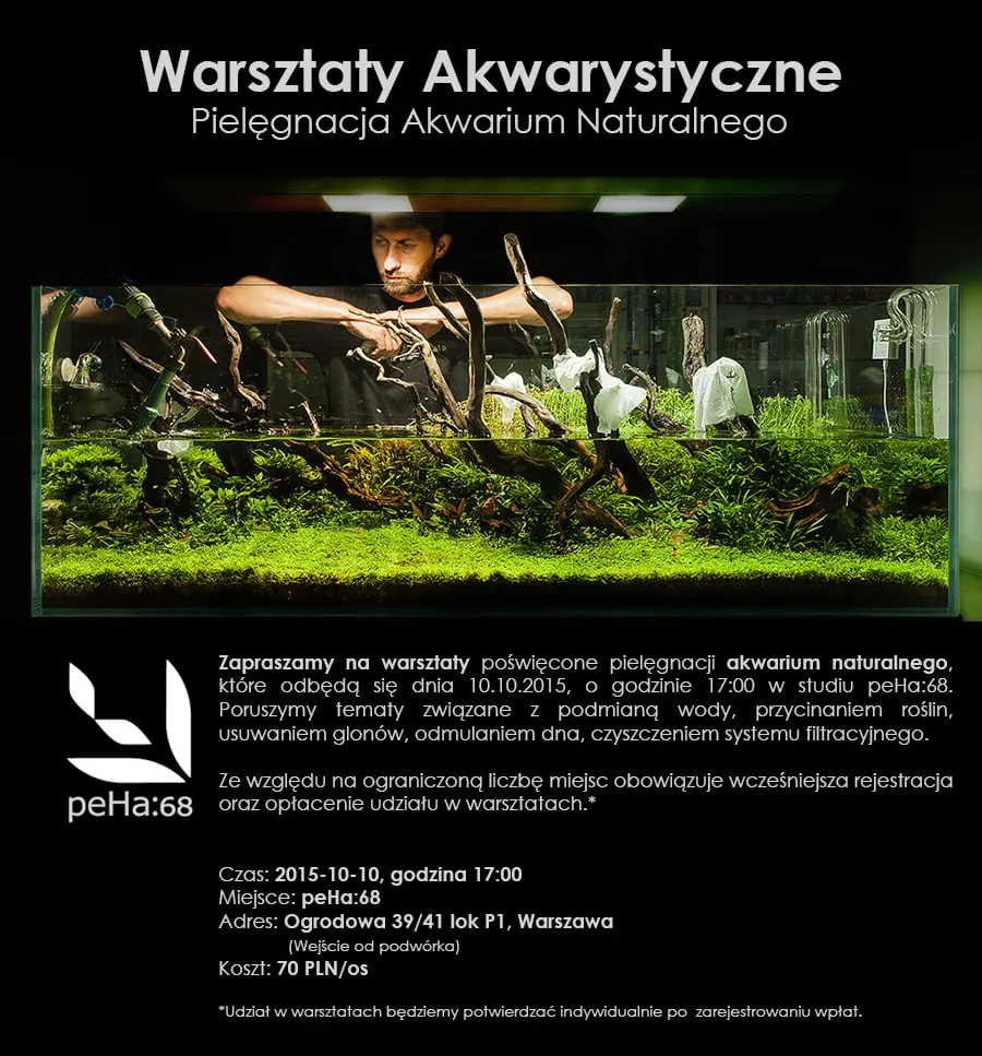 Warsztaty - Pielęgnacja Akwarium Naturalnego