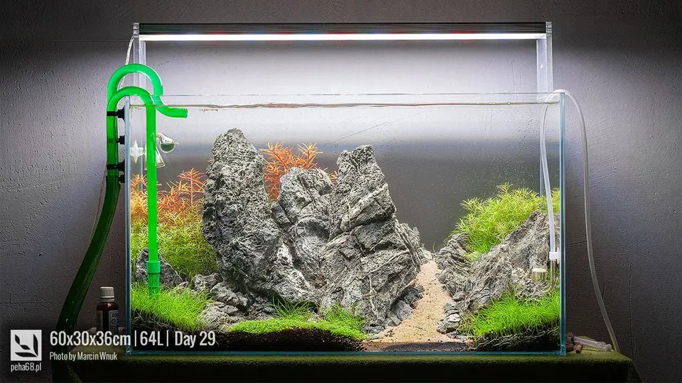 Akwarium 60x30x36cm
