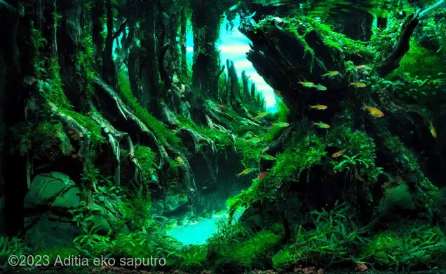 AGA 2023, zwycięzca: Aquatic Garden (akwarium roślinne) <28L – Aditia eko saputro